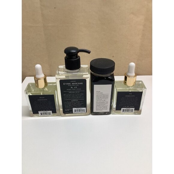 Chemin Hand & Body Wash, 2 Body Oil, Exfoliating Body Wash. New In Box - Picture 2 of 6